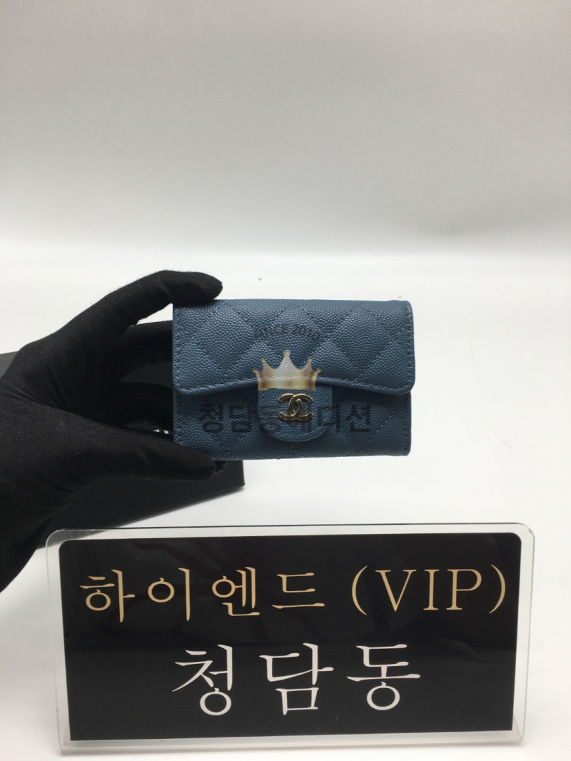 샤넬 클래식 캐비어 카드지갑