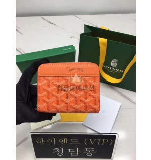 고야드 마티뇽 PM 지퍼 코인퍼스 (컬러 오렌지)