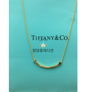 티파니 스마일 목걸이 (V-gold소재) (3COLOR)