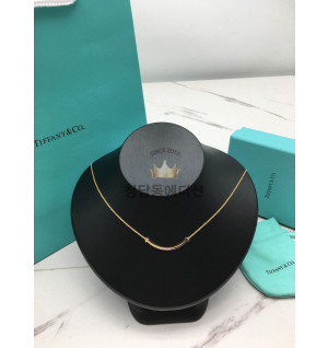 티파니 스마일 목걸이 (V-gold소재) (3COLOR)