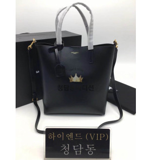 입생로랑 토이 쇼퍼백 블랙