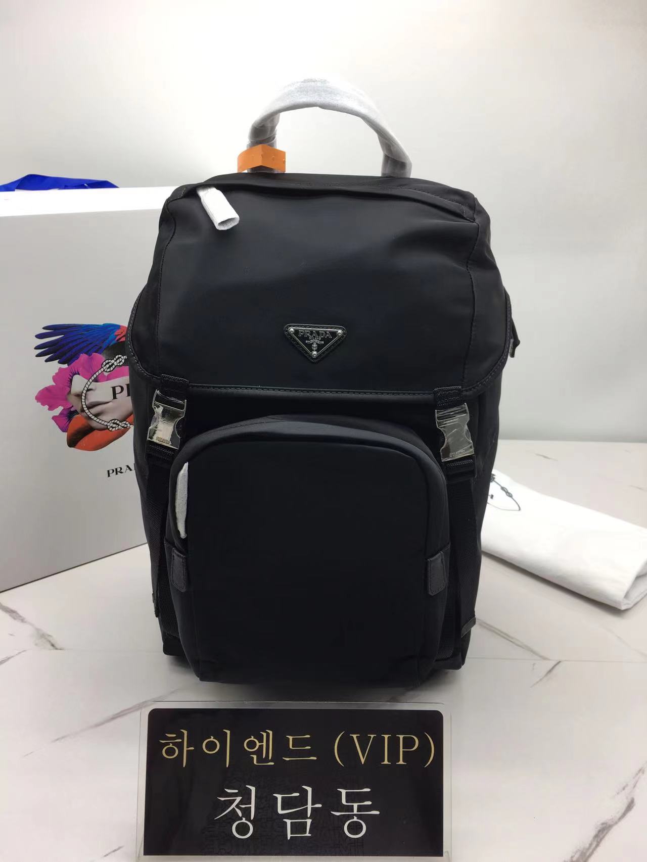 프라다 리나일론 사피아노 백팩 2VZ135