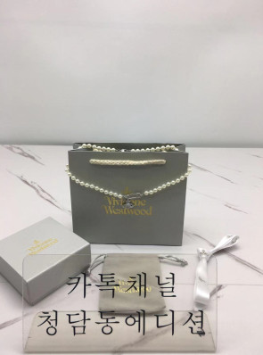 비비안웨스트우드 루크리스 펄 목걸이 (2COLOR)
