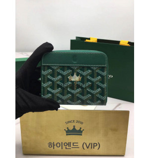 고야드 마티뇽 pm 지퍼 코인퍼스 (컬러 그린)
