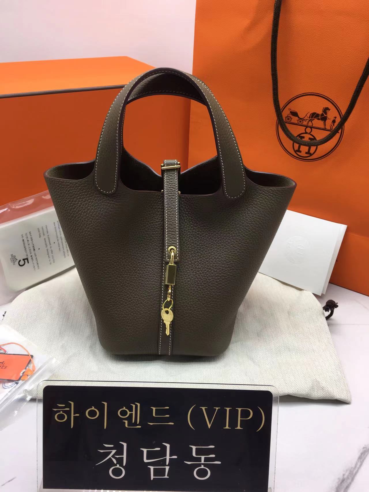 에르메스 피코탄18 백 올수공