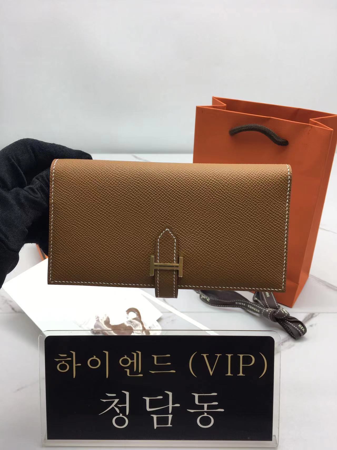 에르메스 베안 장지갑 (금장/은장) (올수공)