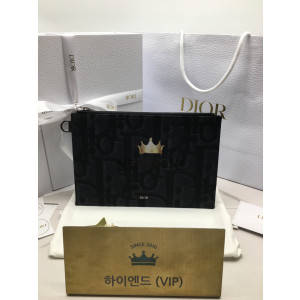 디올 맥시 오블리크 클러치백 (컬러 블랙, 그레이)