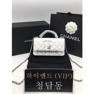 샤넬 23K 탑 핸들 WOC (2 line)