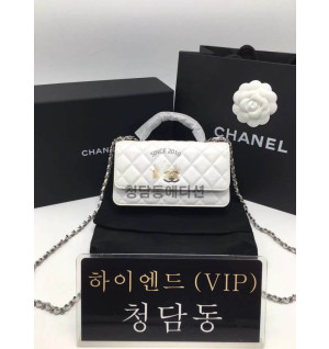 샤넬 23K 탑 핸들 WOC (2 line)