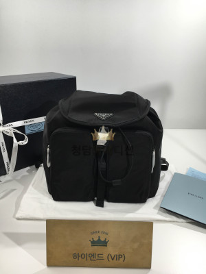 프라다 삼각로고 포코노 테수토 백팩 블랙 1BZ005