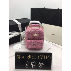 샤넬 24P 트위드 미니 백팩