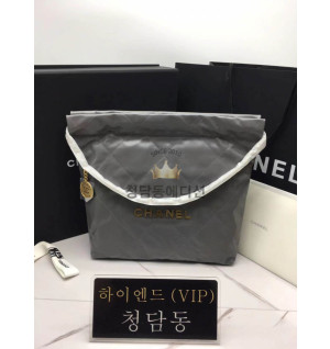 샤넬 22백 스몰 (색상 그레이) (upgrade ver.)