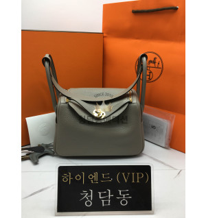 에르메스 린디26 금장 (올수공) (컬러 그리스 아스팔트)
