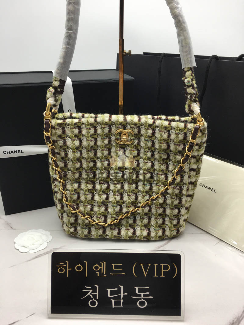 샤넬 23A 트위드 호보백