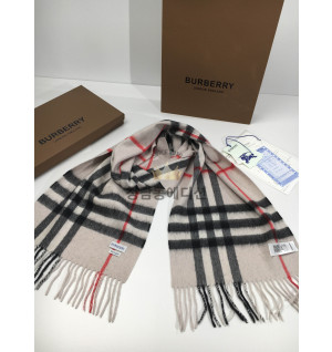 버버리 캐시미어 체크 머플러
