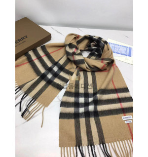 버버리 캐시미어 체크 머플러