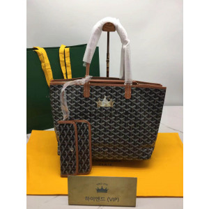 고야드 이사벨 클래식 스페셜 컬러 토트백 PM (컬러 블랙브라운)