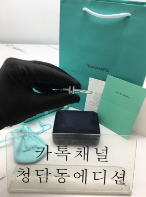 티파니 T와이어 팔찌 (컬러 화이트골드)
