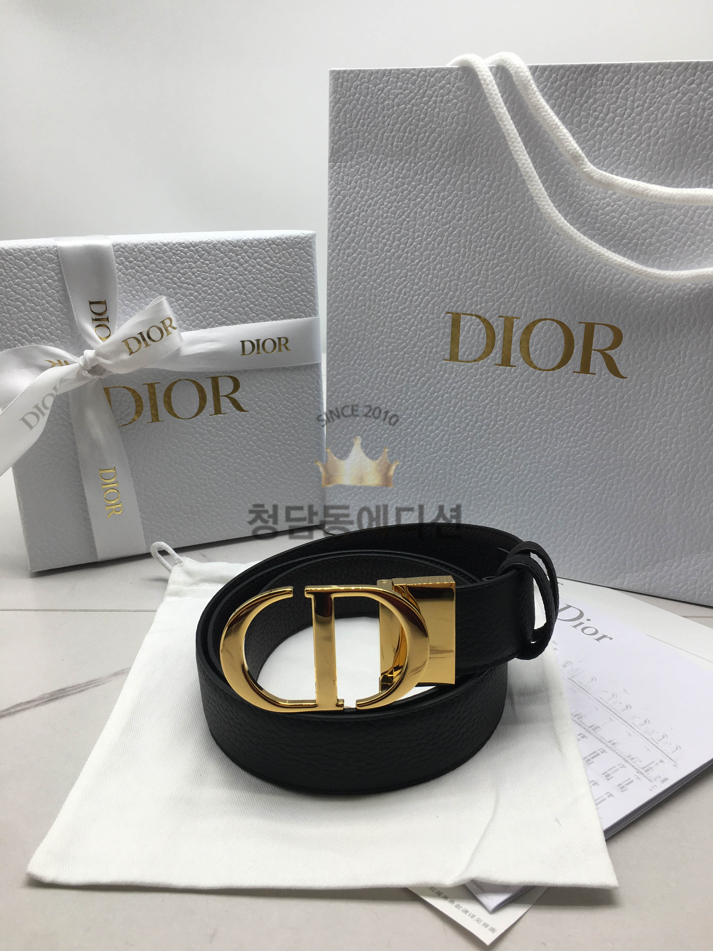 디올 벨트 3cm (upgrade ver.)