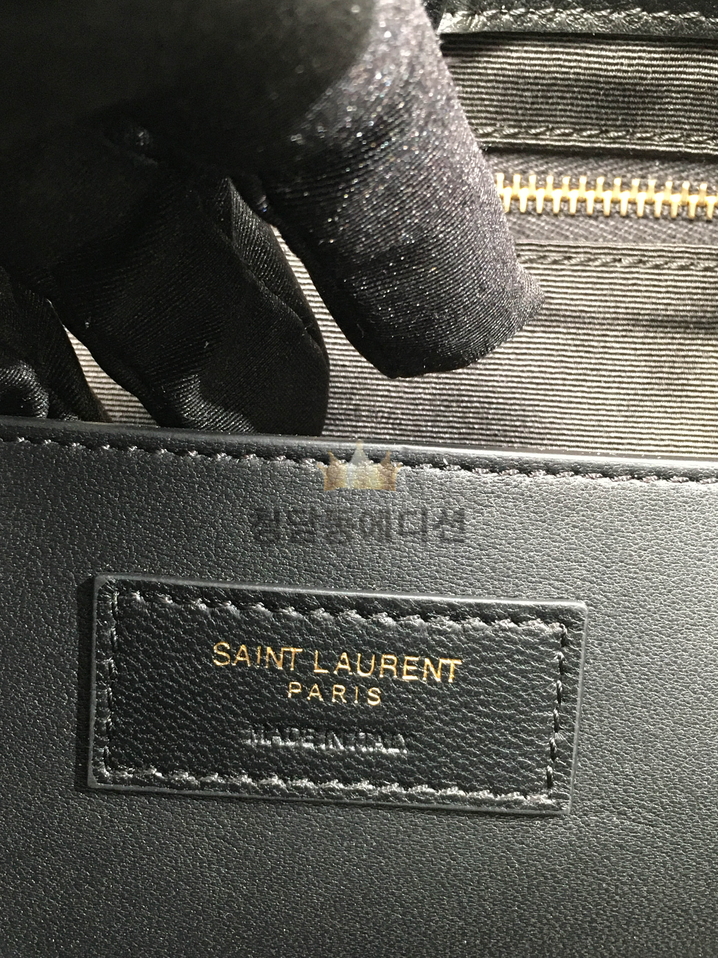 생로랑 램스킨 JAMIE 숄더백