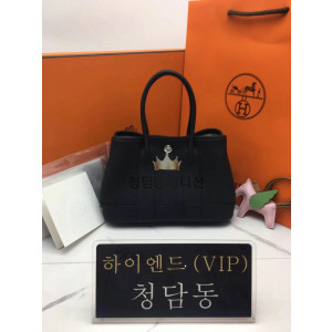 에르메스 미니 가든파티 누아 올수공
