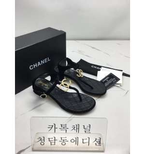 (1622017860) 샤넬 CC로고 샌들 사이즈:225/36 225사이즈추천