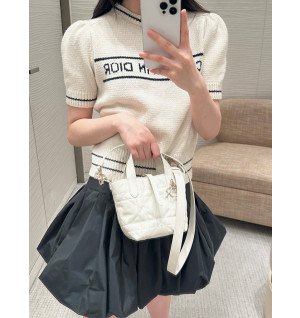 디올 뜨주흐 나노 버티컬 토트백 (컬러 라떼)