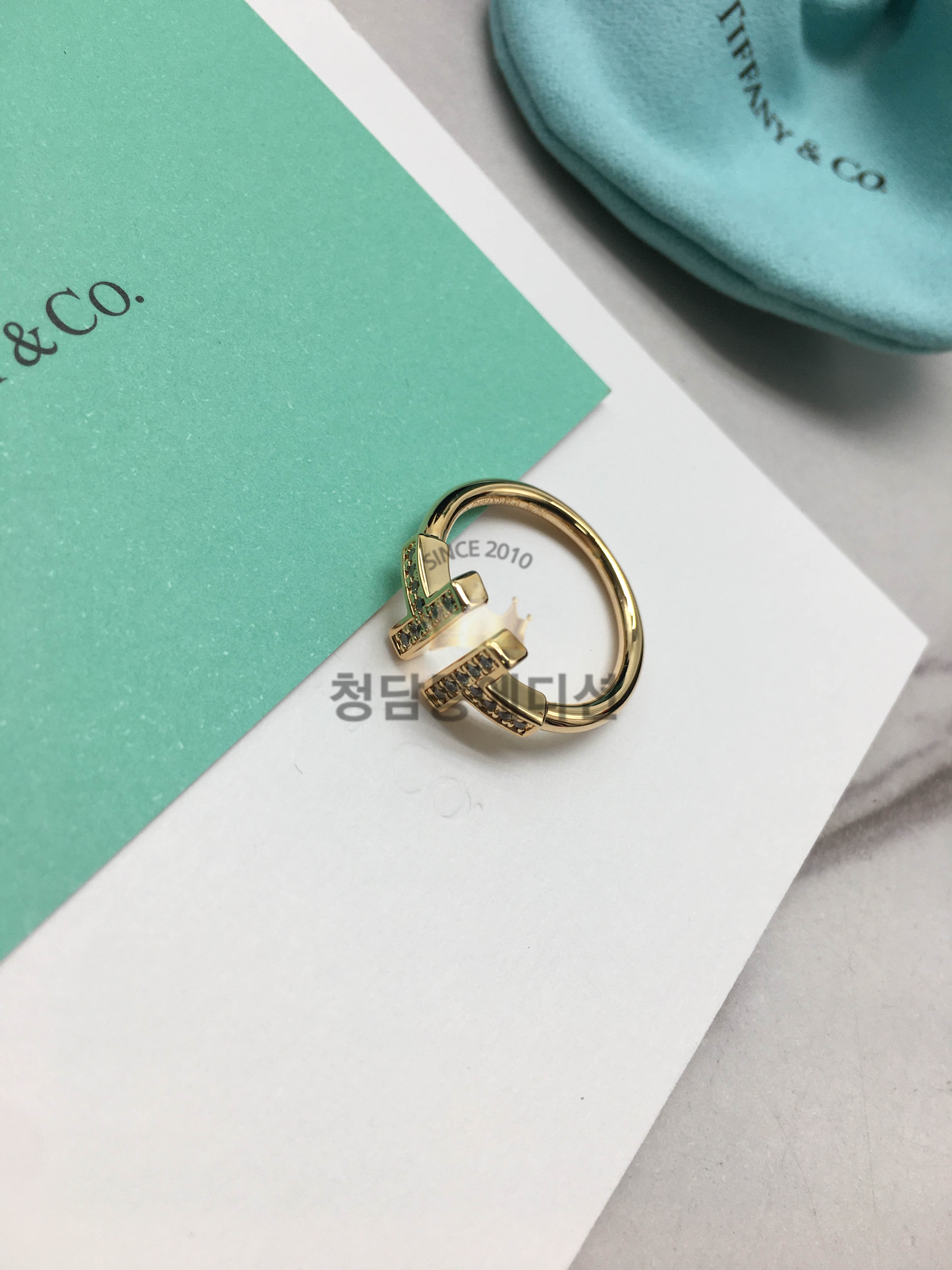 티파니 스퀘어 링 (3COLOR)