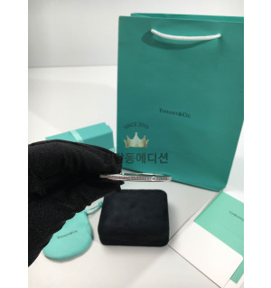 티파니 락 팔찌 17cm (컬러 옐로우골드, 화이트골드)