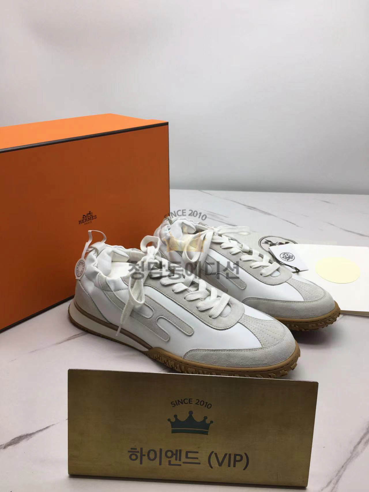 에르메스 제트 스니커즈 남성용 (handmade ver.)