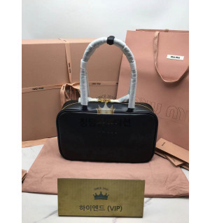 미우미우 가죽 보 백 미디움