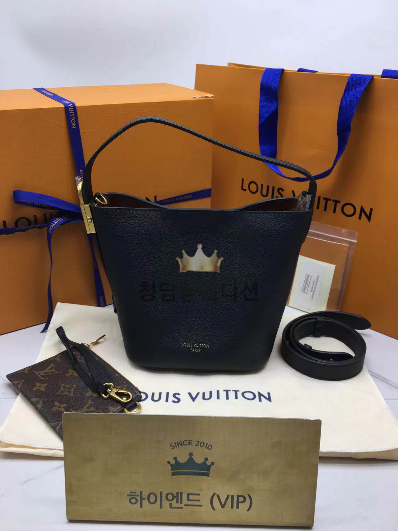 루이비통 로우 키 올 인 BB 버킷 숄더백