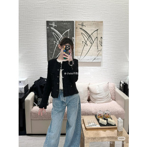 샤넬 블랙 클래식 트위드 자켓