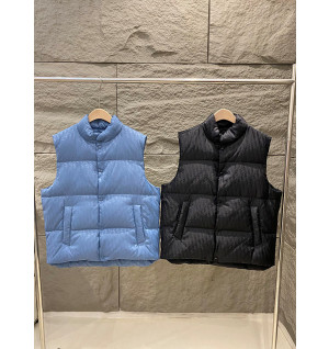 디올 오블리크 패딩 조끼 (남성용) (컬러 블랙, 블루)