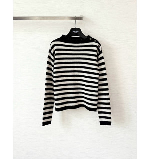 디올 스트라이프 긴팔 티셔츠