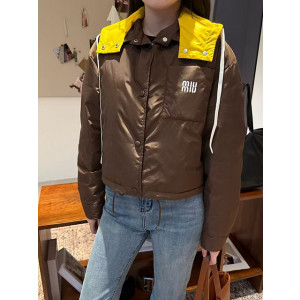 미우미우 후드 패딩 자켓