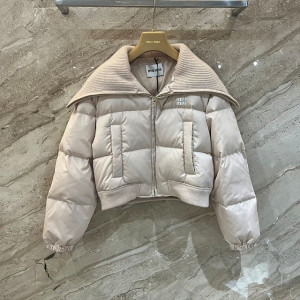 미우미우 카라 패딩 자켓