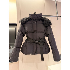 몽클레어 벨트 다운 자켓 (컬러 블랙, 카멜)