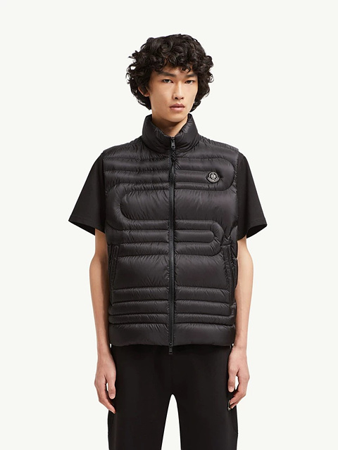 몽클레어 하이넥 라이트 패딩 베스트 (남성용)