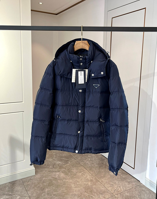 프라다 리나일론 후드 다운 자켓 (남성용) (4COLOR)