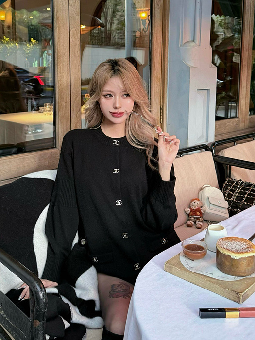 ok(1744014121) 샤넬 턴락 캐시미어 가디건 사이즈(여성):40