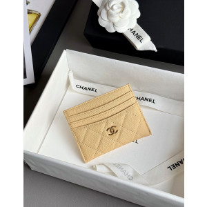 샤넬 25S 캐비어 카드홀더 (컬러 베이지)