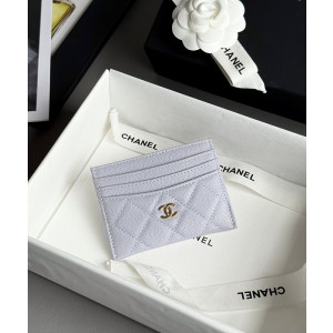 샤넬 25S 캐비어 카드홀더 (컬러 퍼플)