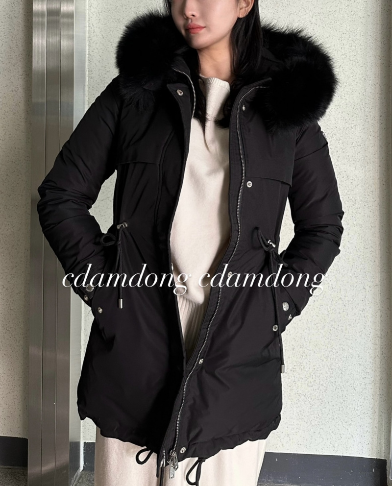 Ok(1641101487) 프라다 폭스퍼 숏패딩 (100% 리얼 폭스퍼) 사이즈 M