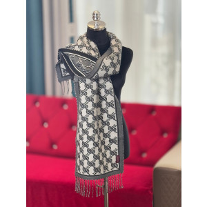 구찌 울 자카드 머플러