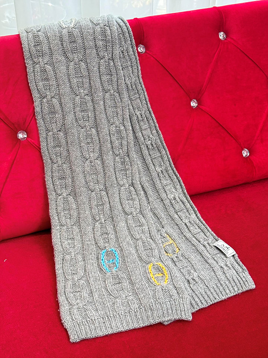 에르메스 H HOUSE 니트 스페셜 캐시미어 머플러