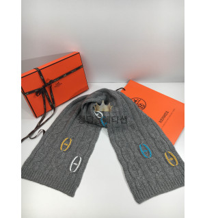 에르메스 H HOUSE 니트 스페셜 캐시미어 머플러