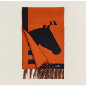 에르메스 H 카사크 러브스토리 캐시미어 머플러