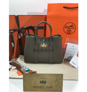 에르메스 가든파티 30 올수공 네곤다 (컬러 그리스 아스팔트)