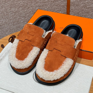 에르메스 시어링 고 뮬 (handmade ver.)